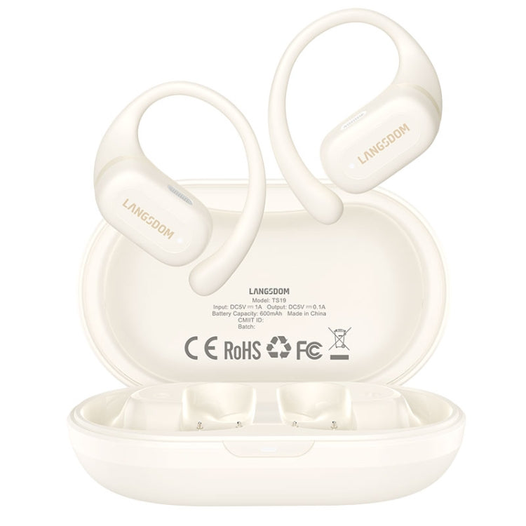 Langsdom TS19 Ear-mounted ENC Noise Reduction Wireless Bluetooth Earphones