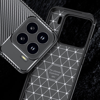 Carbon Fiber Texture Shockproof TPU Black Phone Case - For Xiaomi 15 at MosAccessories.co.uk