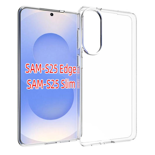 Waterproof Texture TPU Clear Phone Case - For Samsung Galaxy S25 Series
