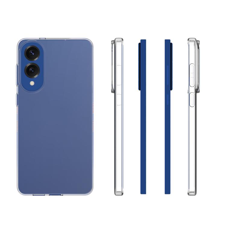 Waterproof Texture TPU Clear Phone Case - For Samsung Galaxy S25 Series