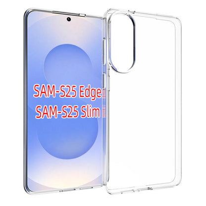 Waterproof Texture TPU Clear Phone Case - For Samsung Galaxy S25 Series