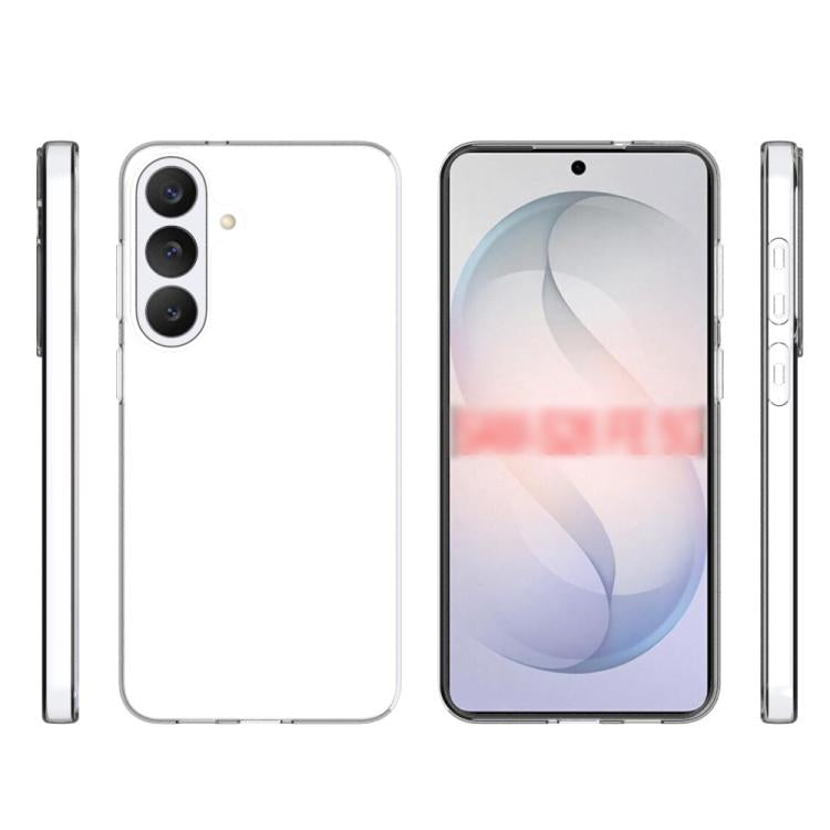Waterproof Texture TPU Clear Phone Case - For Samsung Galaxy S25 Series