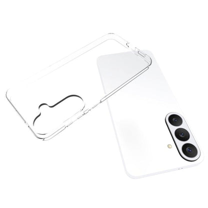 Waterproof Texture TPU Clear Phone Case - For Samsung Galaxy S25 Series