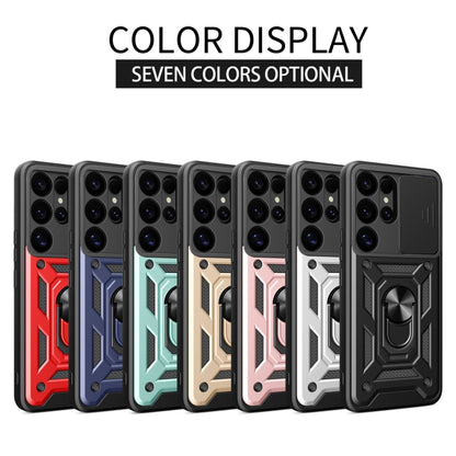 Sliding Camera Cover Design TPU + PC Phone Case - For Samsung Galaxy S25 Ultra