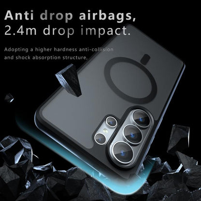 Armor MagSafe Precise Hole PC Hybrid TPU Phone Case - For Samsung Galaxy S25 FE / S25 Edge / S25 Ultra / S24 FE / S24 Ultra