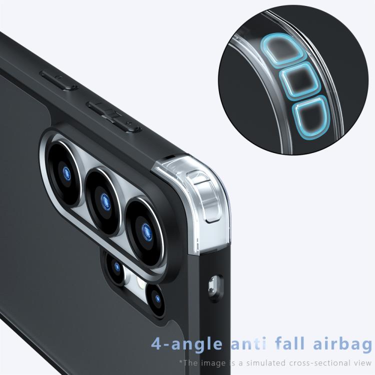 Armor Precise Hole PC Hybrid TPU Phone Case - For Samsung Galaxy S25 Series / S24 FE / S24+ / S24