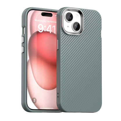 Carbon Fiber Series IMD Phone Case - For iPhone 16 / 15 Pro Max / 15 Pro / 15 Plus / 15 / 14 Plus