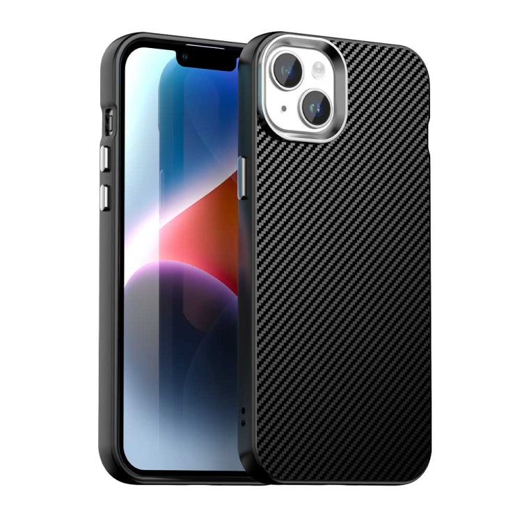 Carbon Fiber Series IMD Phone Case - For iPhone 16 / 15 Pro Max / 15 Pro / 15 Plus / 15 / 14 Plus