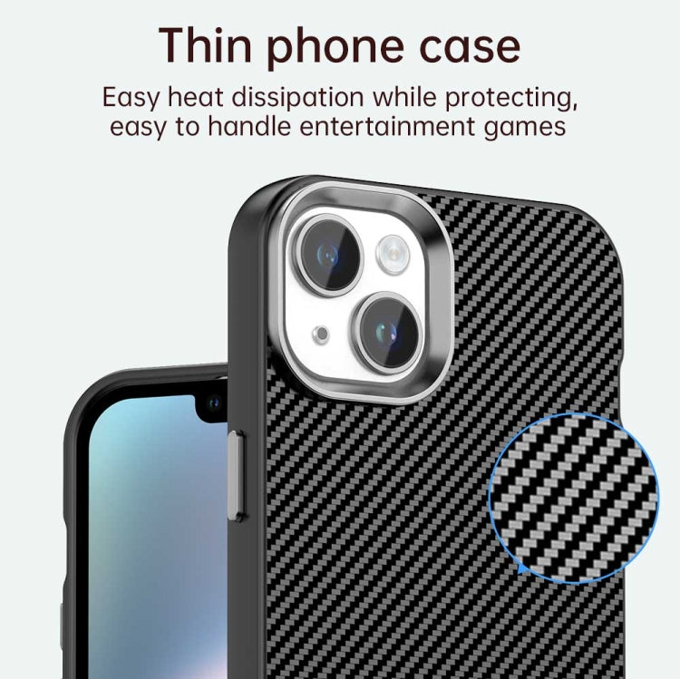 Carbon Fiber Series IMD Phone Case - For iPhone 16 / 15 Pro Max / 15 Pro / 15 Plus / 15 / 14 Plus
