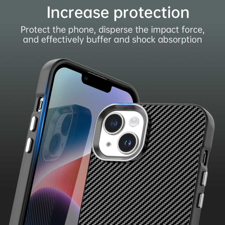 Carbon Fiber Series IMD Phone Case - For iPhone 16 / 15 Pro Max / 15 Pro / 15 Plus / 15 / 14 Plus