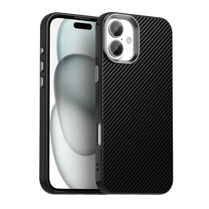 Carbon Fiber Series IMD Phone Case - For iPhone 16 Series / 15 Pro Max