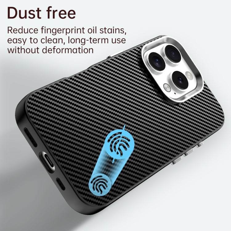 Carbon Fiber Series IMD Phone Case - For iPhone 16 Series / 15 Pro Max