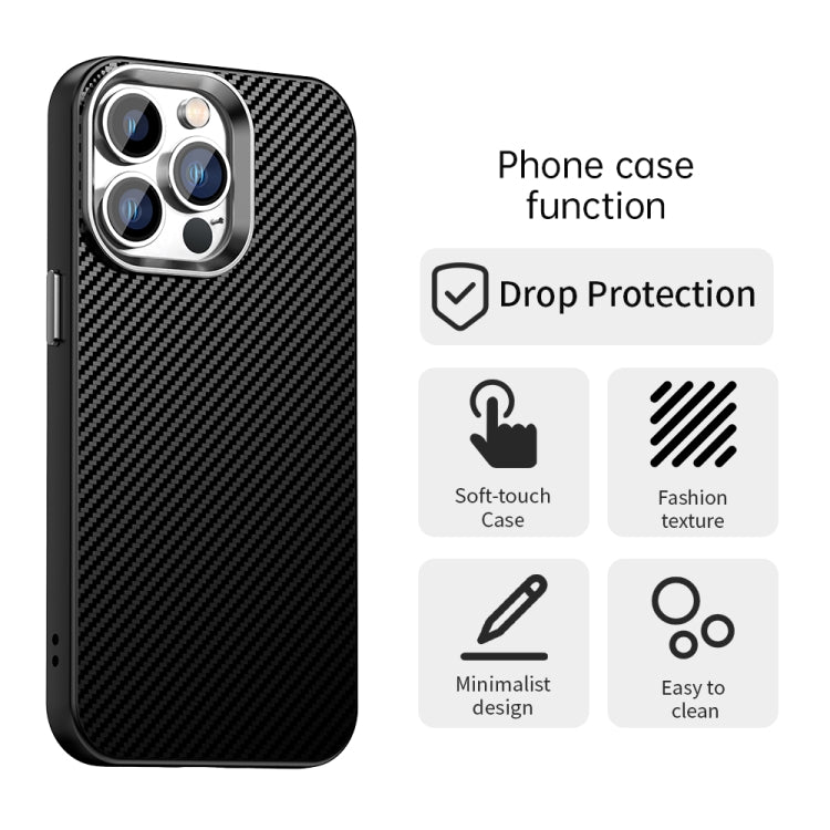 Carbon Fiber Series IMD Phone Case - For iPhone 14 / 14 Pro / 14 Pro Max / 13 Pro Max / 13 Pro / 13