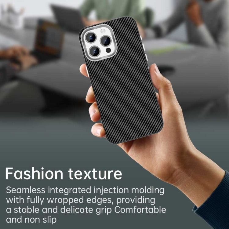 Carbon Fiber Series IMD Phone Case - For iPhone 16 / 15 Pro Max / 15 Pro / 15 Plus / 15 / 14 Plus