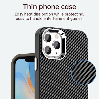 Carbon Fiber Series IMD Phone Case - For iPhone 12 / 12 Pro Max / 12 Pro / 11 Pro Max / 11 / 11 Pro