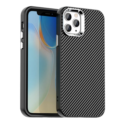 Carbon Fiber Series IMD Phone Case - For iPhone 12 / 12 Pro Max / 12 Pro / 11 Pro Max / 11 / 11 Pro