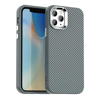 Carbon Fiber Series IMD Phone Case - For iPhone 12 / 12 Pro Max / 12 Pro / 11 Pro Max / 11 / 11 Pro