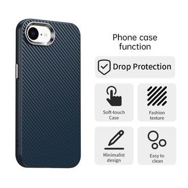 Carbon Fiber Series IMD Phone Case - For iPhone 16 Series / 15 Pro Max