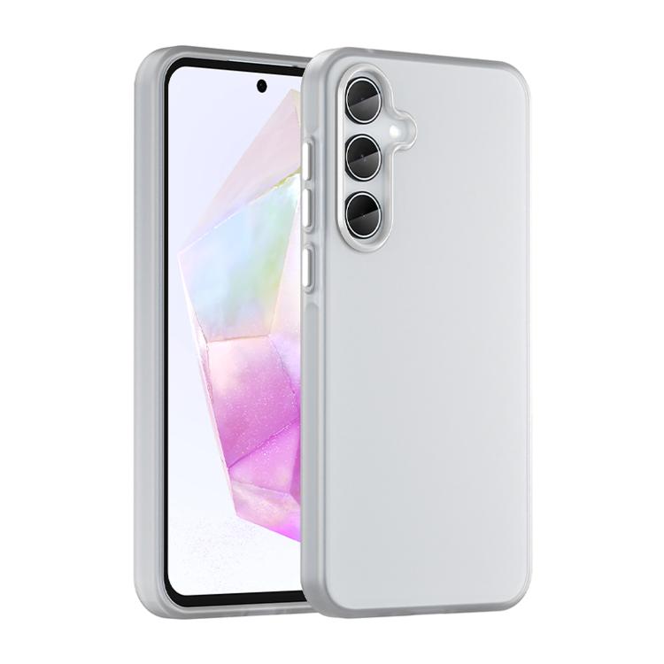 Frosted Translucent TPU Hybrid PC Phone Case - For Samsung Galaxy A15 / A55 / A35