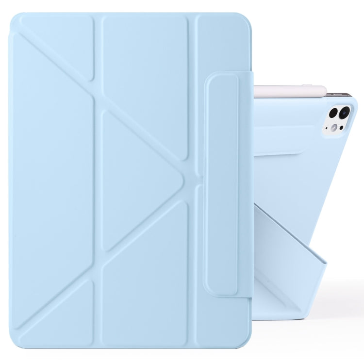 Fixed Buckle Magnetic Deformation PU Leather Tablet Case - For iPad Pro 13 (2025) / (2024), Pro 11 (2025) / (2024), Air 11 (2025) / (2024) / 10.9" (2022)