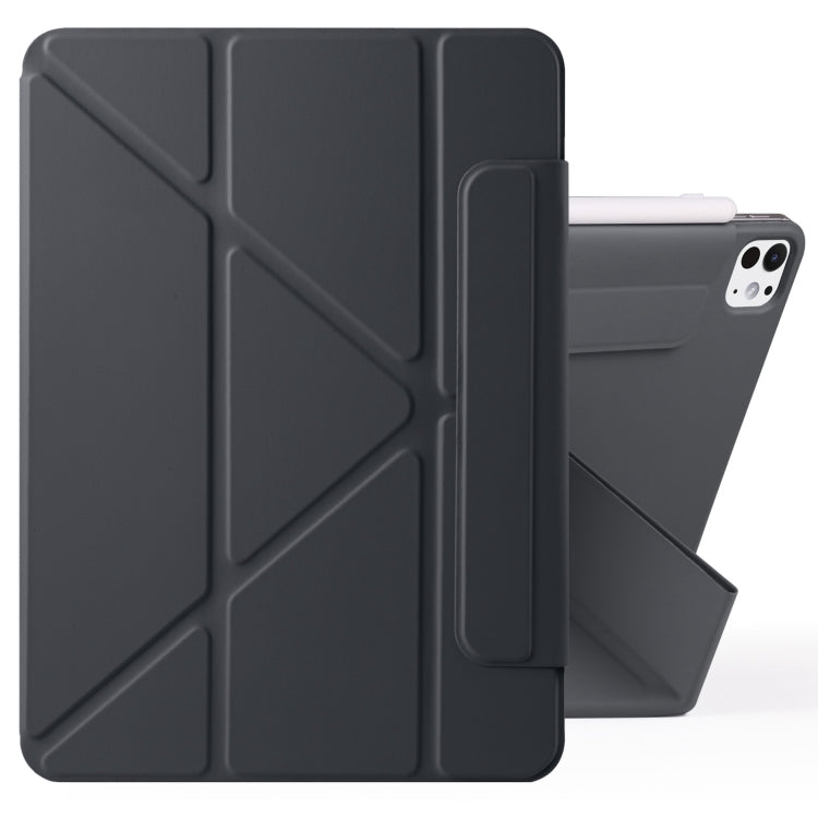 Fixed Buckle Magnetic Deformation PU Leather Tablet Case - For iPad Pro 13 (2025) / (2024), Pro 11 (2025) / (2024), Air 11 (2025) / (2024) / 10.9" (2022)