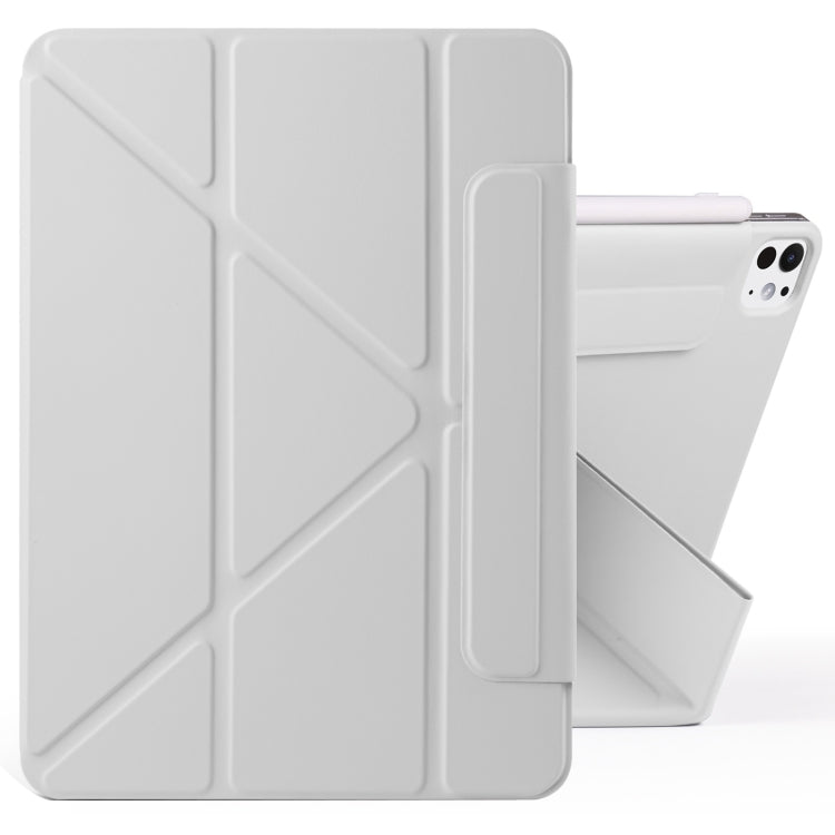 Fixed Buckle Magnetic Deformation PU Leather Tablet Case - For iPad Pro 13 (2025) / (2024), Pro 11 (2025) / (2024), Air 11 (2025) / (2024) / 10.9" (2022)