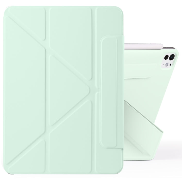 Fixed Buckle Magnetic Deformation PU Leather Tablet Case - For iPad Pro 13 (2025) / (2024), Pro 11 (2025) / (2024), Air 11 (2025) / (2024) / 10.9" (2022)