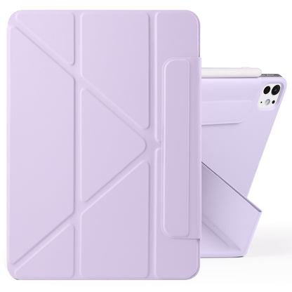 Fixed Buckle Magnetic Deformation PU Leather Tablet Case - For iPad Pro 13 (2025) / (2024), Pro 11 (2025) / (2024), Air 11 (2025) / (2024) / 10.9" (2022)