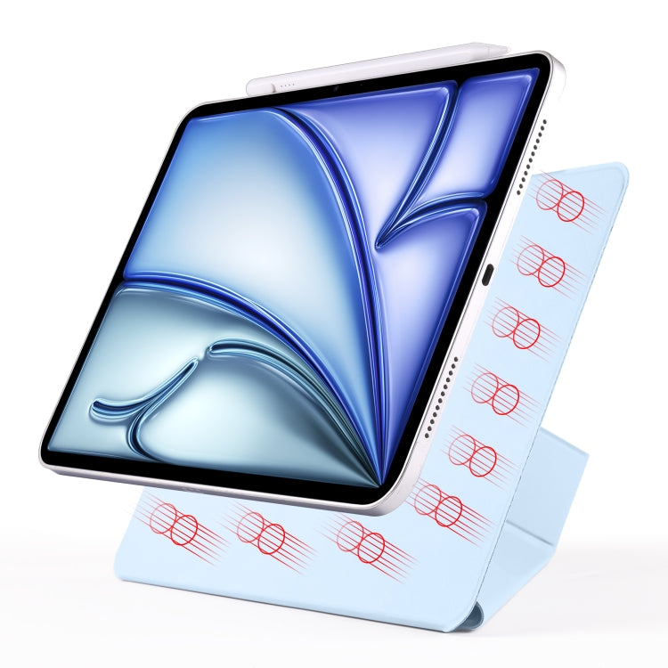 Fixed Buckle Magnetic Deformation PU Leather Tablet Case - For iPad Air (2024 / 2025) / Pro / Mini