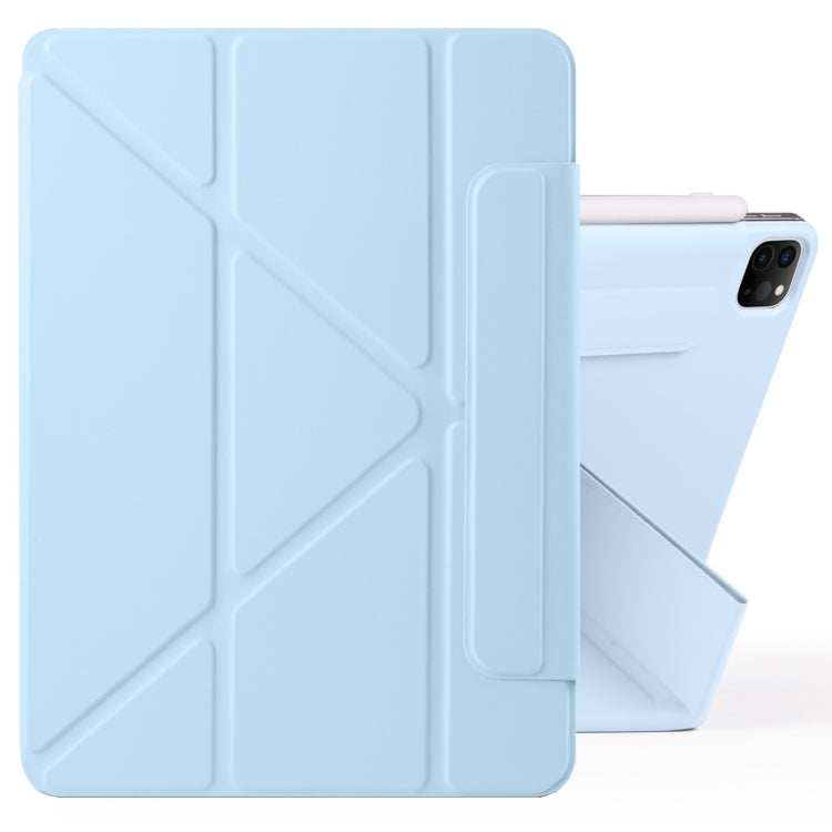 Fixed Buckle Magnetic Deformation PU Leather Tablet Case - For iPad Air (2024 / 2025) / Pro / Mini