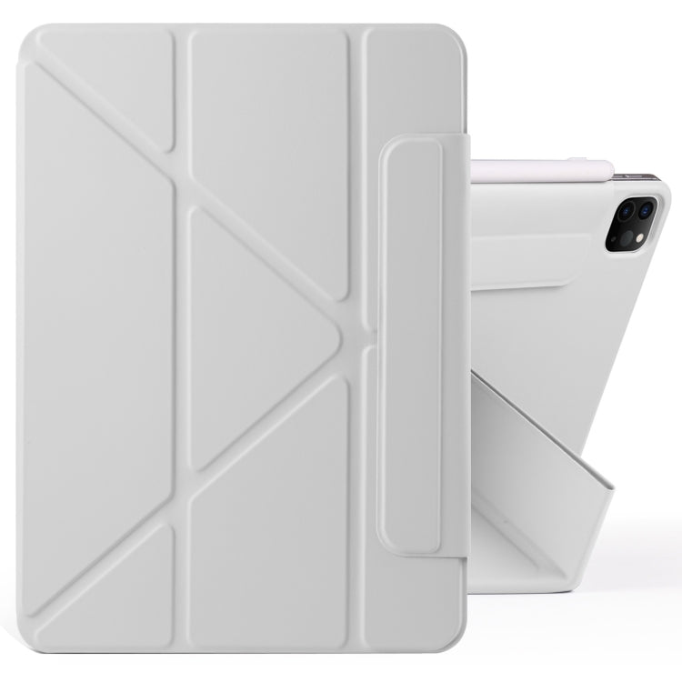 Fixed Buckle Magnetic Deformation PU Leather Tablet Case - For iPad Air (2024 / 2025) / Pro / Mini