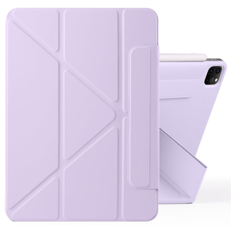 Fixed Buckle Magnetic Deformation PU Leather Tablet Case - For iPad Air (2024 / 2025) / Pro / Mini