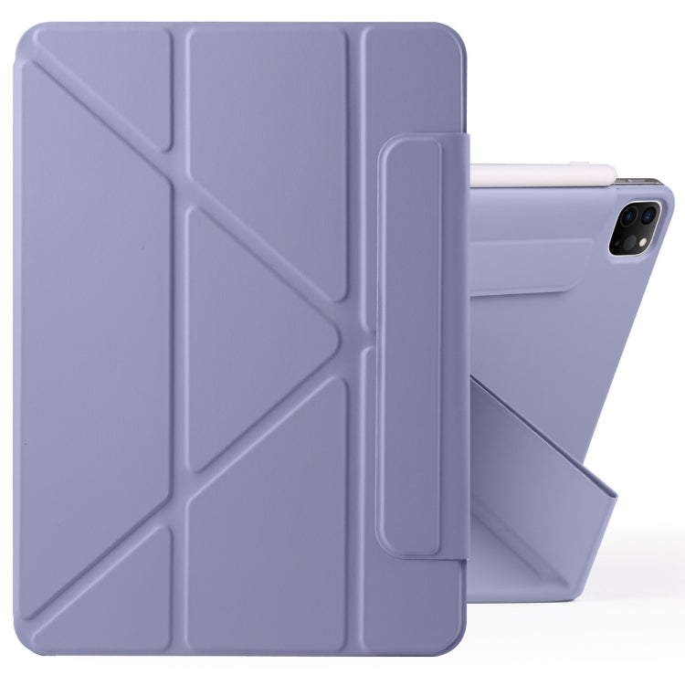 Fixed Buckle Magnetic Deformation PU Leather Tablet Case - For iPad Air (2024 / 2025) / Pro / Mini