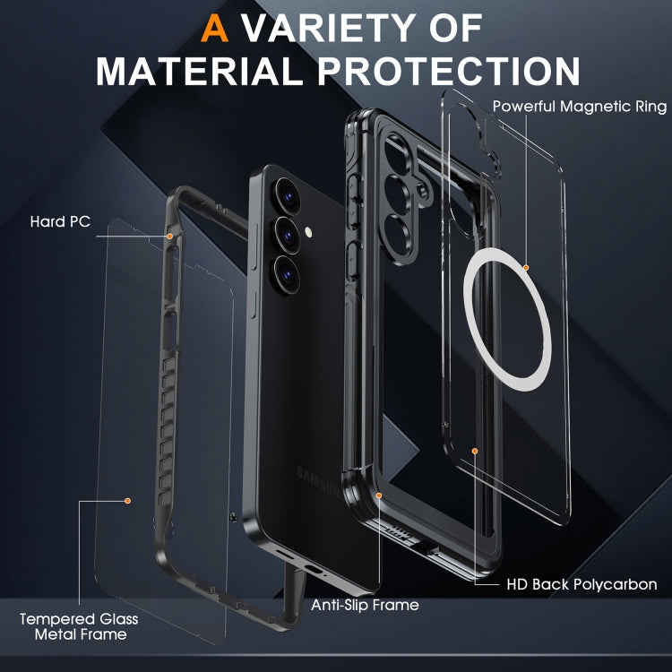 RedPepper Tempered Glass MagSafe Phone Case - For Samsung Galaxy S25 Series