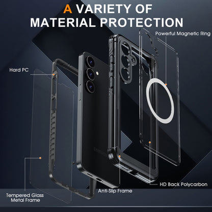 RedPepper Tempered Glass MagSafe Phone Case - For Samsung Galaxy S25 Series