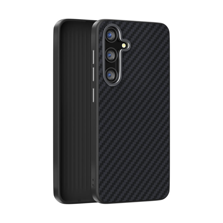 ABEEL C Carbon Fiber Series 6D Micro Relief MagSafe Phone Case - For Samsung Galaxy S25 Series / S24 Series
