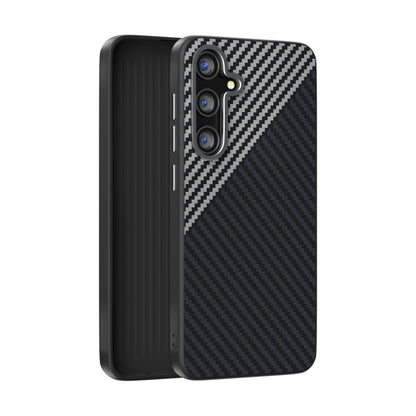 ABEEL C Carbon Fiber Series 6D Micro Relief MagSafe Phone Case - For Samsung Galaxy S25 Series / S24 Series