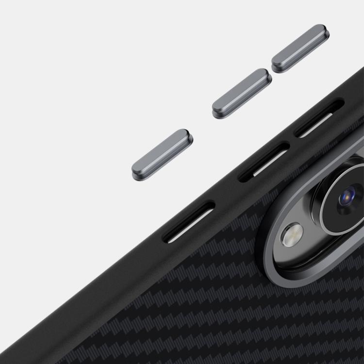 ABEEL C Carbon Fiber Series 6D Micro Relief MagSafe Phone Case - For Samsung Galaxy S25 Series / S24 Series