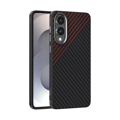 ABEEL C Carbon Fiber Series 6D Micro Relief MagSafe Phone Case - For Samsung Galaxy S25 Series / S24 Series