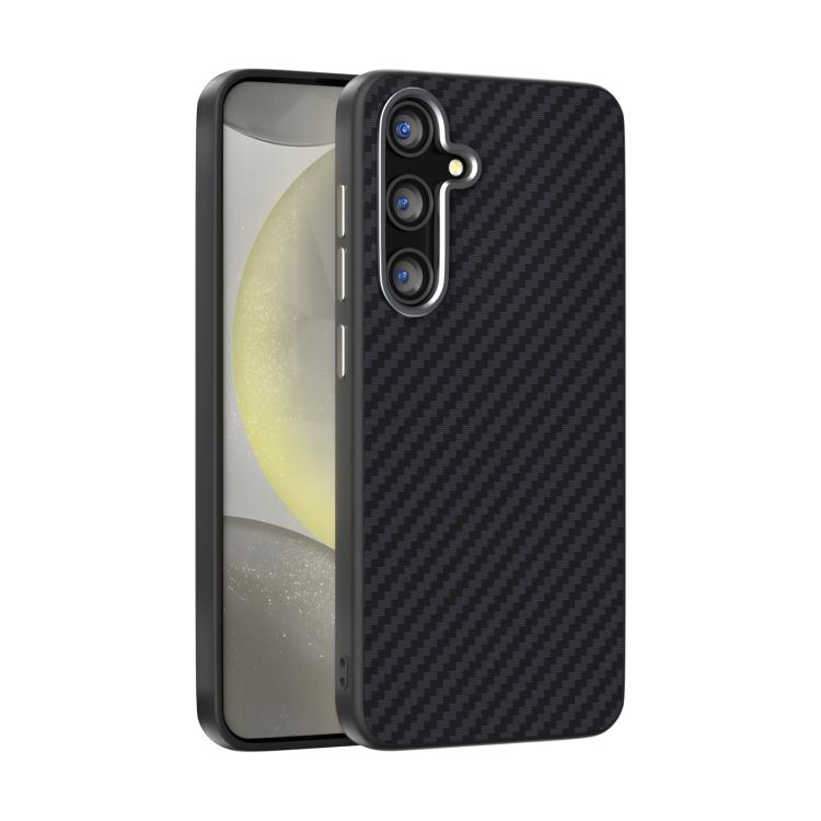 ABEEL C Carbon Fiber Series 6D Micro Relief MagSafe Phone Case - For Samsung Galaxy S26 Series / S25 / S24