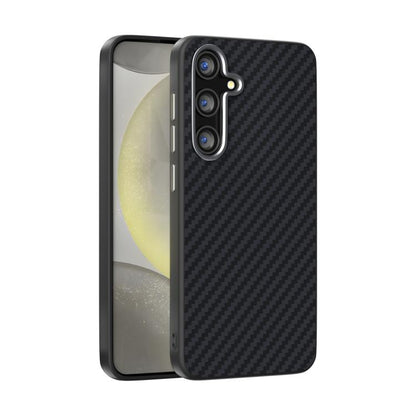 ABEEL C Carbon Fiber Series 6D Micro Relief MagSafe Phone Case - For Samsung Galaxy S26 Series / S25 / S24