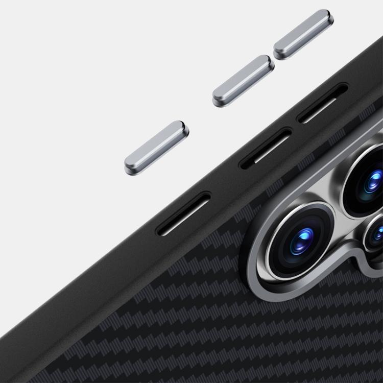 ABEEL C Carbon Fiber Series 6D Micro Relief MagSafe Phone Case - For Samsung Galaxy S26 Series / S25 / S24