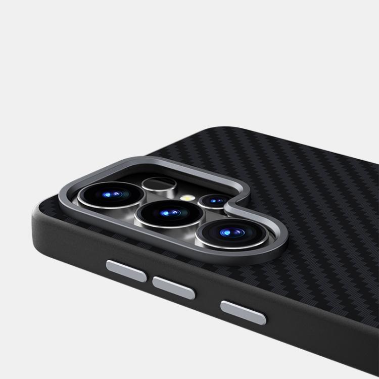 ABEEL C Carbon Fiber Series 6D Micro Relief MagSafe Phone Case - For Samsung Galaxy S26 Series / S25 / S24