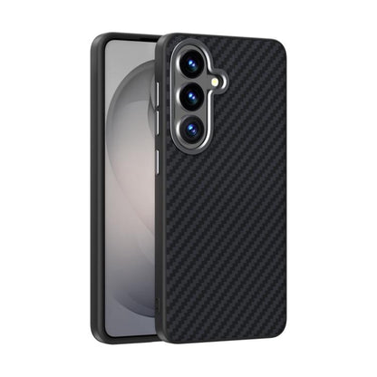 ABEEL C Carbon Fiber Series 6D Micro Relief MagSafe Phone Case - For Samsung Galaxy S26 Series / S25 / S24