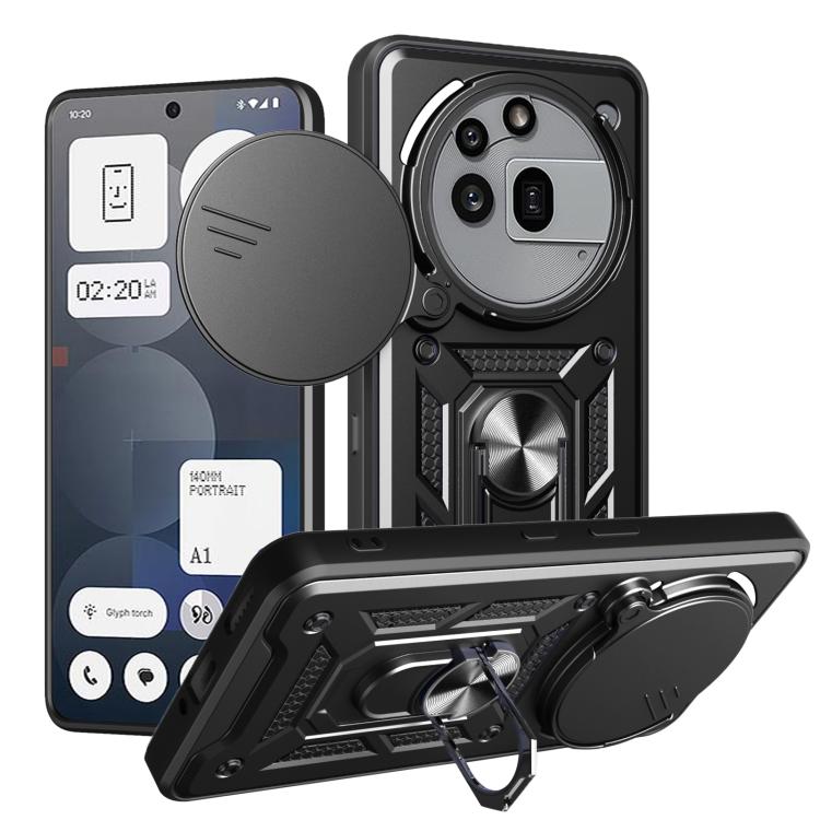 Sliding Camera Cover Design TPU+PC Phone Case, For Nothing Phone 3a Pro, For Nothing CMF Phone 1, For Nothing Phone 2a
