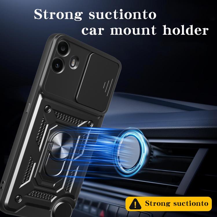 Sliding Camera Cover Design TPU + PC Phone Case - For Nothing Phone (2a)