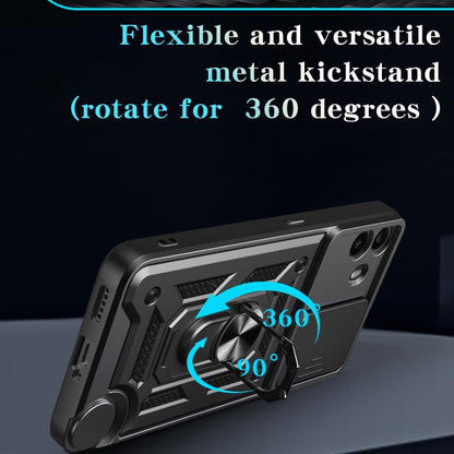 Sliding Camera Cover Design TPU + PC Phone Case - For Nothing Phone (2a)