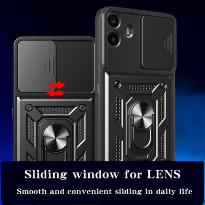 Sliding Camera Cover Design TPU + PC Phone Case - For Nothing Phone (2a)