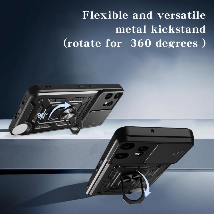 Sliding Camera Cover Design TPU + PC Phone Case - For Nothing Phone (3a) / (3a) Pro / CMF Phone 1