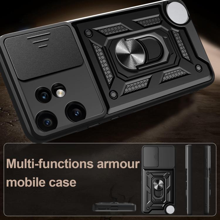 Sliding Camera Cover Design TPU + PC Phone Case - For Nothing Phone (3a) / (3a) Pro / CMF Phone 1